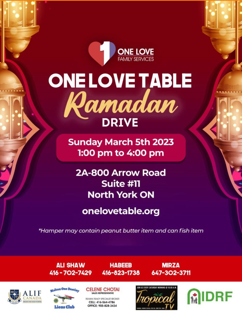 2023 Mar 5 - One Love Ramadan Drive