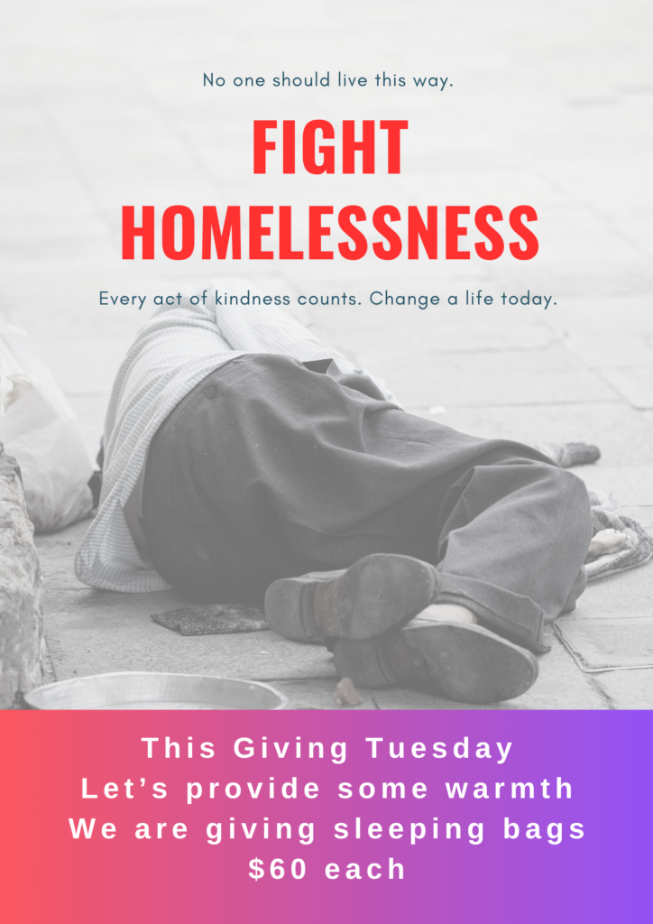 One Love Homelessness - Giving Tuesday